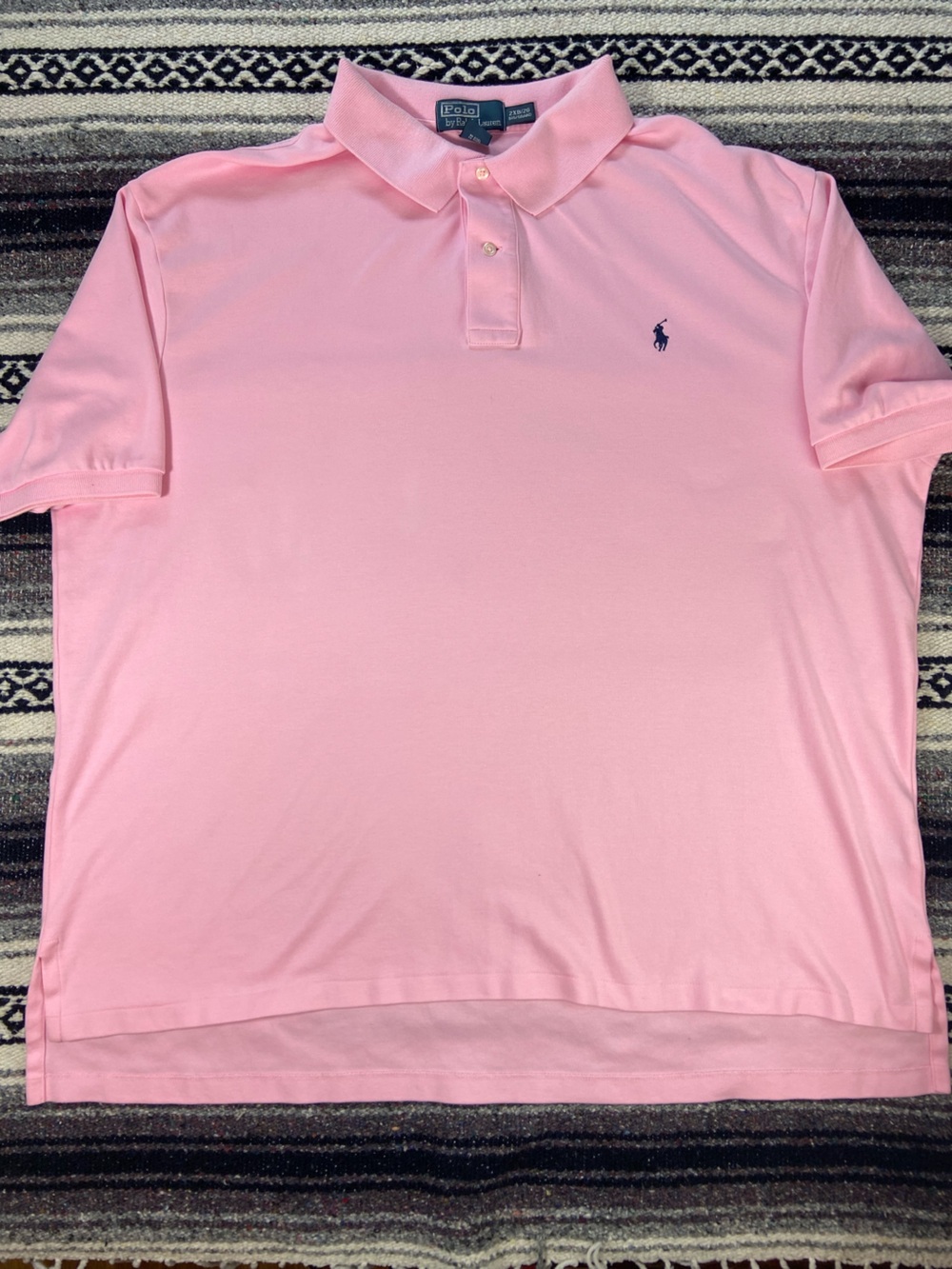 Ralph Lauren Polo Classic Pink Shirt Embroidered Pony 2XB/2G Big Men’s